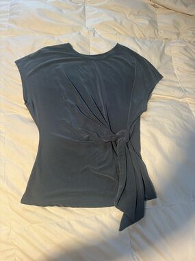 Women's Tie-Waist Short Sleeve Top